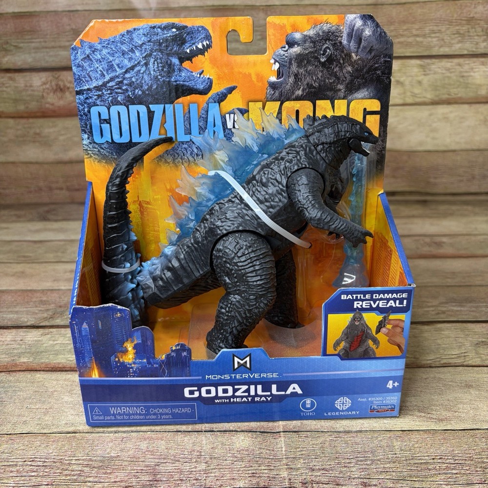 Godzilla vs Kong 6” Godzilla Figure w/ Heat Ray New MonsterVerse Figure Sealed