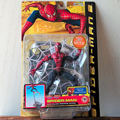 Toy Biz Spider-Man Web Trap Action Figure Boxed w/ Web Trap Accessory