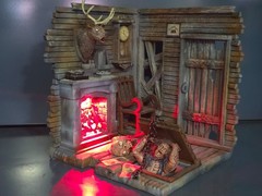 Custom DIORAMA 1:10 Scale ASH vs EVIL DEAD “CABIN” – Ideal for 7″ Action Figures