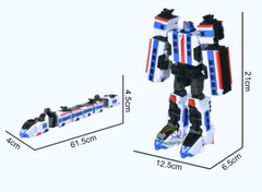 Tobot V Galaxy Detectives Power Train Transforming Vehicles Robot Figure Toy