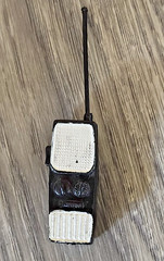 Vintage 12″ GI Joe WALKIE TALKIE Black & Silver