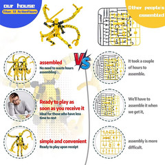 13cm Multi Joint Robot Action Figure 3D Printed Movable Model Toy Gift