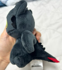 How To Train Your Dragon 3 Toothless 12cm Plush Doll Sitting Keyring