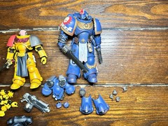Joytoy Warhammer 40K Lot Imperial Fists Guard Black Templars Cadian Titus Marine