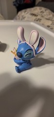 Disney Lilo & Stitch Stitch Figurine Blue & Pink Plastic Alien Character