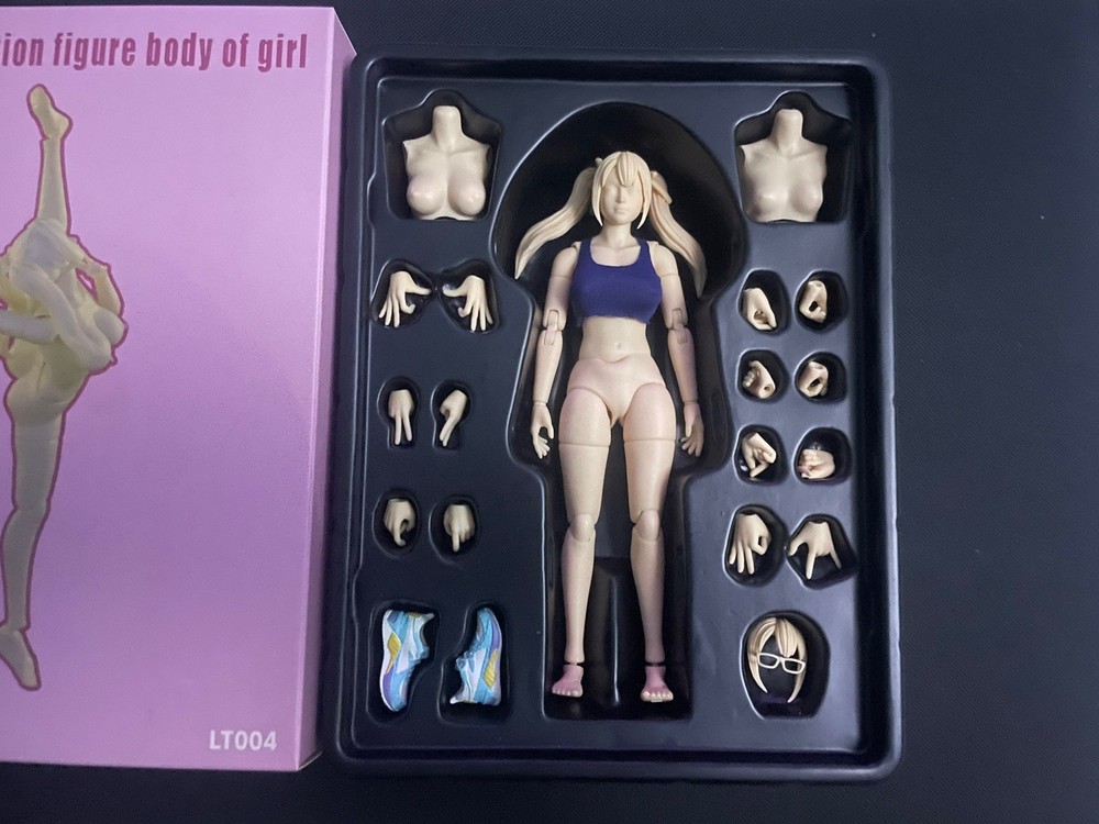 Crazy Figure LT004 1/12 Female Figure Body blank for Customs OPEN BOX