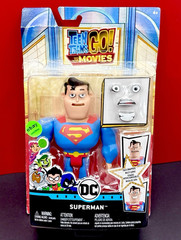 Teen Titans Go! Movie Face-Swappers Superman Action Figure 2018 Mattel Open Box