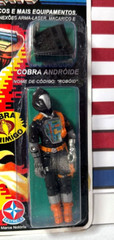 GI Joe Estrela BATS / ANDROIDE ROBOID *ON REPRO CARD NOT MOC! Please Read Brazil
