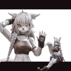 LADo TOYS ERA-001 Liya Mechanic Ver. 1/12 Furry Action Figure New Wolf Girl
