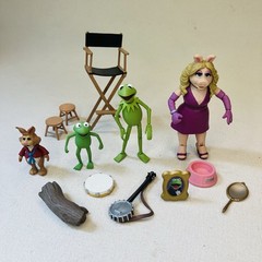 Diamond Select Toys Disney The Muppets KERMIT, MISS PIGGY, Robin Bean Figure Lot