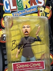 CLERKS INACTION FIGURES STEVE-DAVE AUTOGRAPHED COMIC-CON EXCLUSIVE 2003