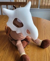 Cubone Pokemon Cosplay Mask Large White Helmet Bone Skeleton Skull Halloween