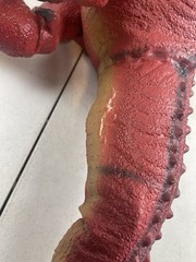 Vtg Carnotaurus Disney Dinoland Animal Kingdom plush Latex Rubber Dinosaur 36″