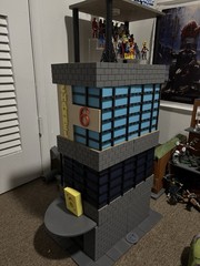 CUSTOM 3D PRINT TMNT Channel 6 News Building 1/18 Scale For JOY TOY FIGS