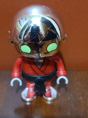 Ryan’s World Toy Ninja Robot Action Figure Silver Chrome Bonkers Toy 3”