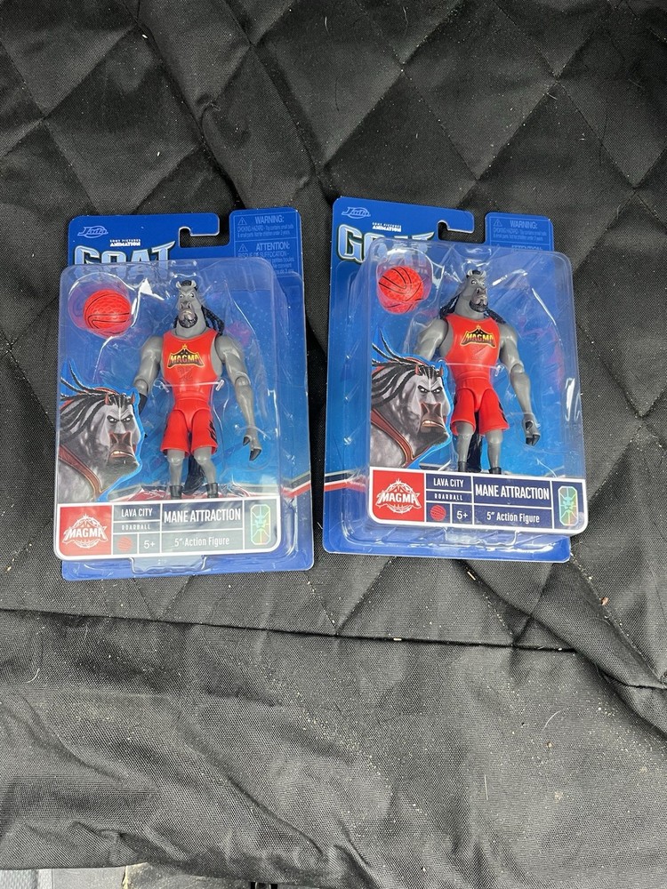 GOAT Movie Mane Attraction Lot Of 2 – Lava City – Roarball 5″ Action Figure