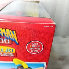 SPIDERMAN 2000 BATTLE JET TOY BIZ NEW IN OPENED BOX – RARE RETRO VINTAGE TOY