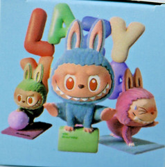 Labubu Inspired 2 inch Desk Top Random Single Blind Box Lazy Yoga