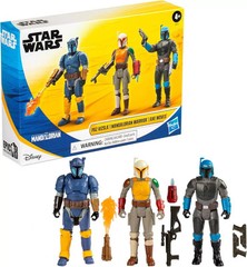 STAR WARS Unite The Clans Pack Paz Vizsla, Mandalorian Warrior, Axe Woves Figure