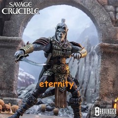Harvinger Studios Savage Crucible Brynyar Vael 1/12 Scale Action Figure Model