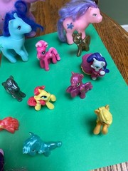 Lot Of 15 My Little Pony Figures Various Sizes Years Generations few Unicorns