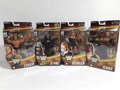WWE Elite Legends Series 15 Lot of 4 – KANE X-PAC Lex Luger Stacy Keibler – NEW