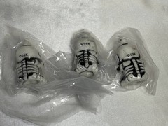 Real Head Skeleton Shokai hey don’t say I want to listen 3 piece set Sofubi