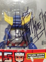 Loyal Subjects Action Vinyls Signed Transformers Smokescreen Mirage Sideswipe
