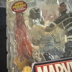 Marvel Legends Series IV Punisher and Punisher Error Nick Fury all w/ Comic