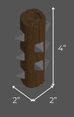 The Log Clash Royale Action Figure 3D Printed Toy For Kids Teens & Adults Gift
