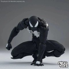 Mess Toys Spider-Man Symbiote Black Suit Neighbor Peter Parker 7″ Action Figure