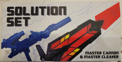 SS01 Solution Set Master Cleaver Master Cannon Upgrade Kit Fortress Maximus MISB