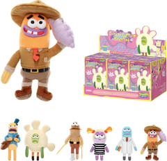 Spongbob Residents of Bikini Bottom-Whimsical Plush Part2, Blind Box Keychain –
