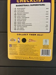 Super7 LeBron James Los Angeles Lakers Home NBA Unpunched Action Figure