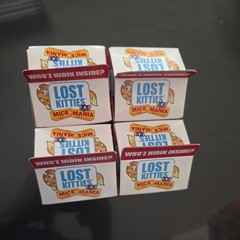 Lost Kitties Series 3 Mice Mania Blind Boxes Who’z Hidin Inside? Lot of 4 NEW