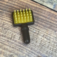 1980s Marchon GC Horse Brush Toy Replacement Brown Plastic Grand Champions