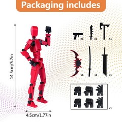 Action Figure Set, Model 13 Action Figure Multi-Jointed Movable,Gift Box Pack…