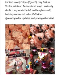 Max Toy Co Mecha Nekoron Hand-Painted by Mark Nagata Max Toy Co made in Japan