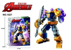 Superhero Bricks Avengers Thor Iron Man Thanos Building Blocks Action Figure Toy