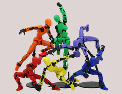 Dummy 13 Action Figure | 3D Printed Poseable Articulated Collectible Kit