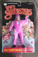 LJN WWE Jesse Body Ventura Black Card MOC Target Exclusive Mattel