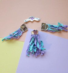 Custom Spinnerella Fashion Crown Skirt & 2-Arm Bands Made for She Ra Doll