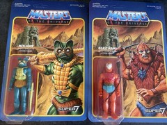 Super 7 Reaction 30 Masters of the Universe Figures Mint On Sealed Card G1N