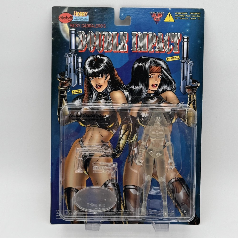 Skybolt Toyz 1998 Double Impact Crystal Limited Edition CHINA Action Figure New