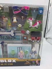 NEW Roblox Adopt Me Pet Store Playset Figures Accessories Exclusive Virtual Item