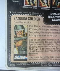 Vtg Original 1982 Hasbro ZAP BAZOOKA SOLDIER G.I. JOE 6110 Unopened.
