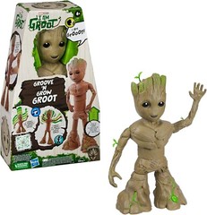 Marvel Studios I Am Groot Groove ‘N Grow Groot, 13.5-Inch Interactive Action Fig
