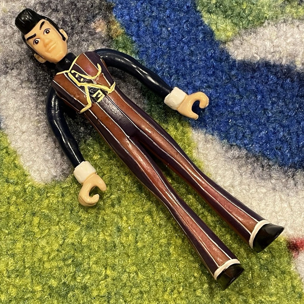 LazyTown ROBBIE ROTTEN Bendy Figure Toy 2008 4.5″ Rare