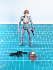 Marvel Legends Black Widow Gray Suit 2010 Winter Soldier 2-pack Toys R Us
