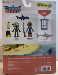 Roblox DevSeries Shark Bite 2 Shark Cage Figure Set W/Exclusive Virtual Code NIB